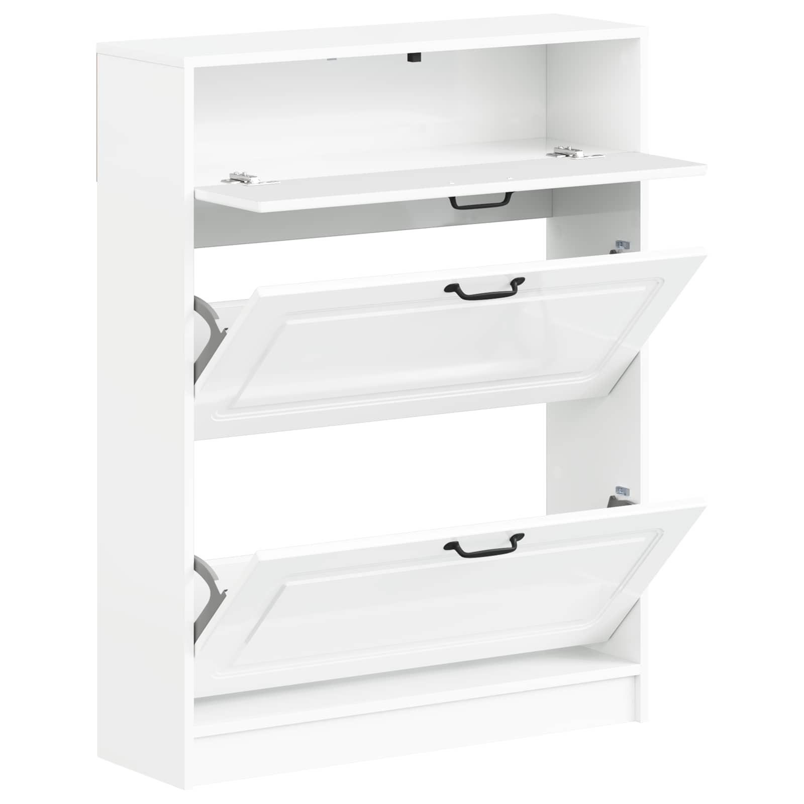 vidaXL Shoe Cabinet UTRECHT 78 x 24 x 100 cm Engineered Wood 3