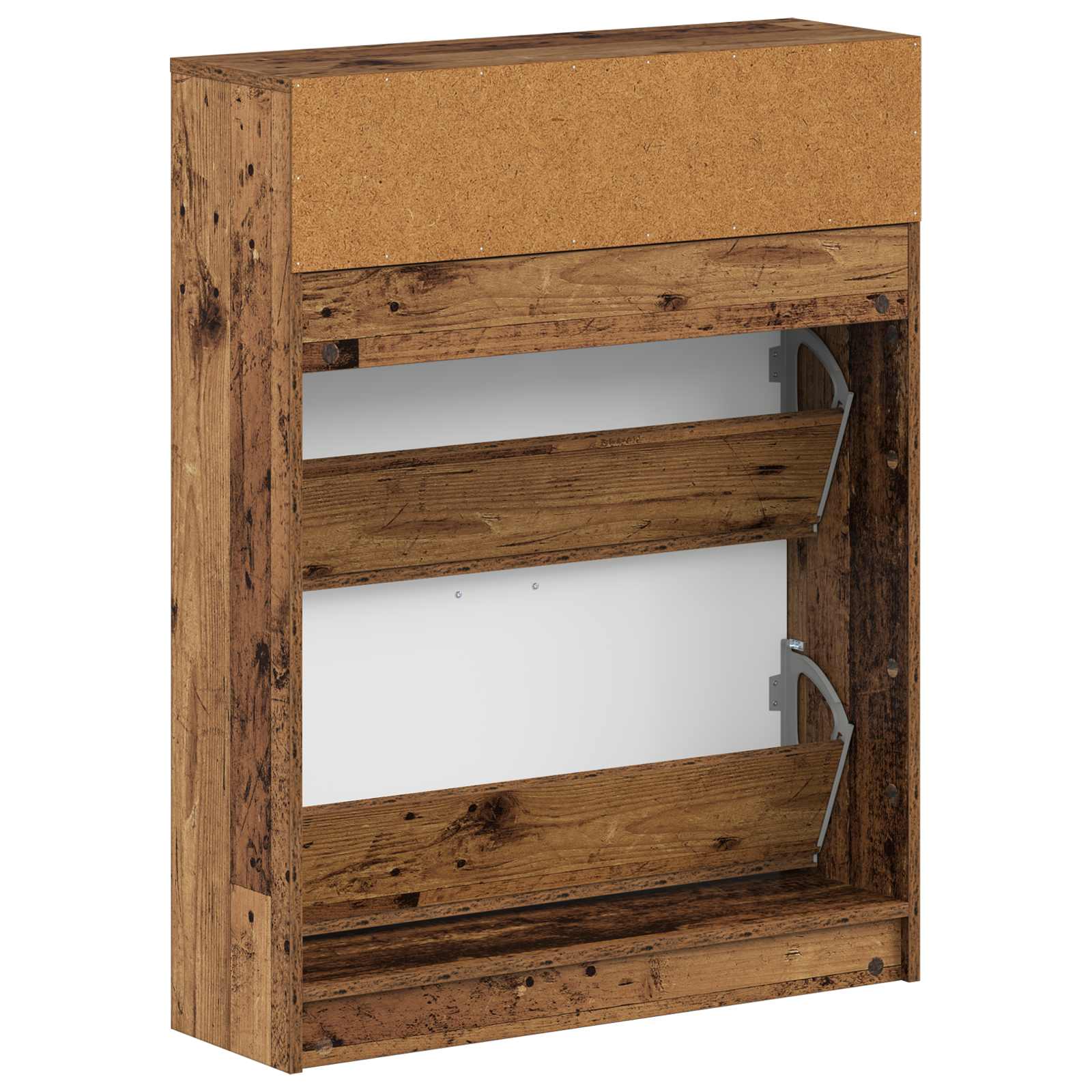 vidaXL Shoe Cabinet UTRECHT 78 x 24 x 100 cm Engineered Wood Old Wood 6