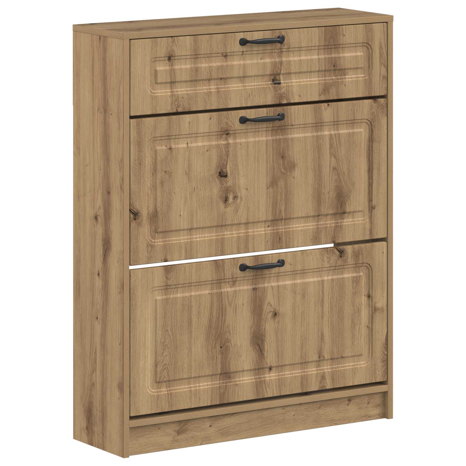 vidaXL Shoe Cabinet UTRECHT 78 x 24 x 100 cm Engineered Wood 2