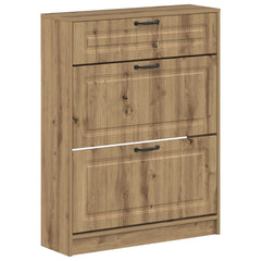 vidaXL Shoe Cabinet UTRECHT 78 x 24 x 100 cm Engineered Wood 2