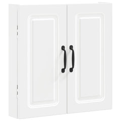 vidaXL Dartboard Cabinet UTRECHT White 52.5 x 10.5 x 53.5 cm 4
