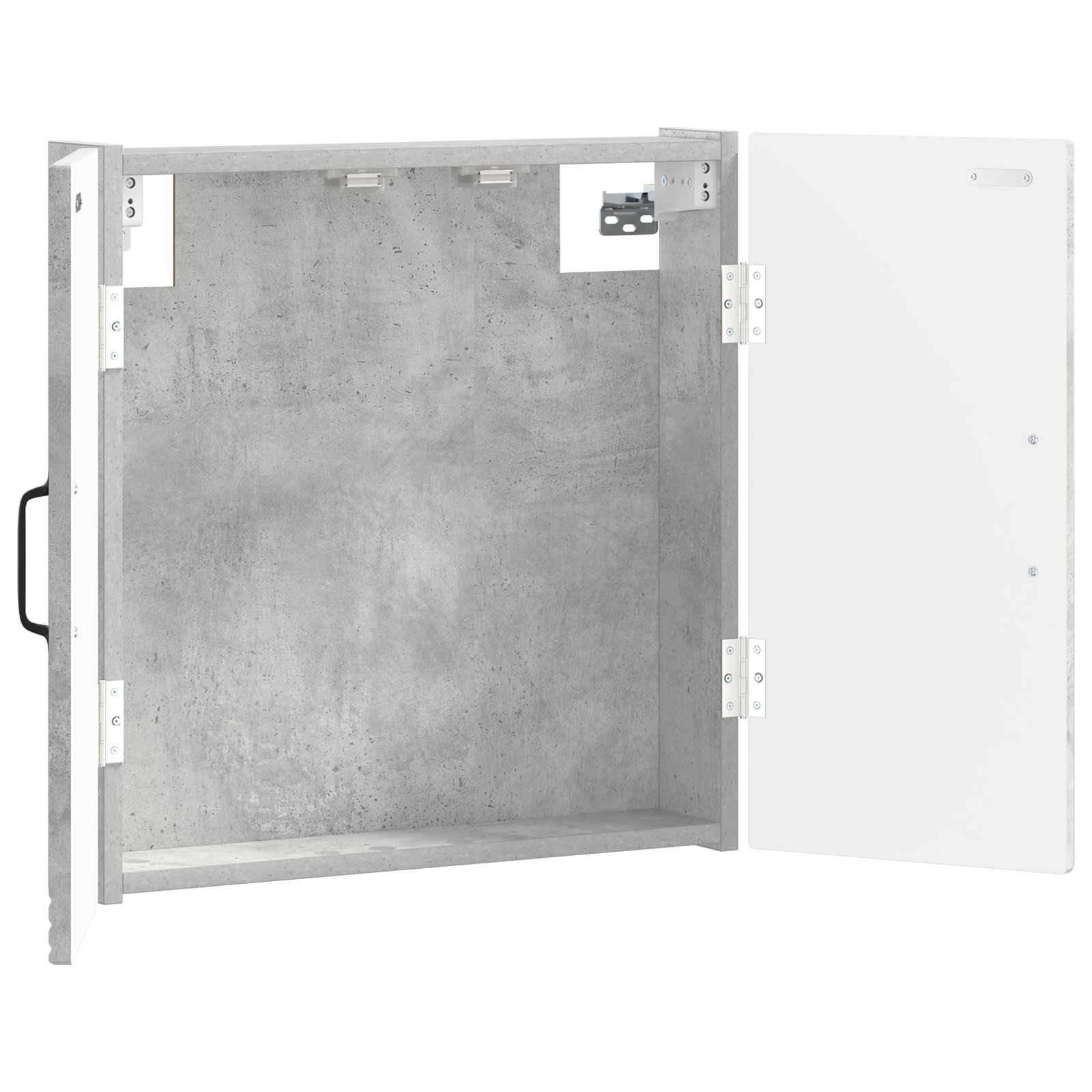 vidaXL Dartboard Cabinet UTRECHT Concrete Grey 52.5 x 10.5 x 53.5 cm 3