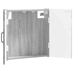 vidaXL Dartboard Cabinet UTRECHT Grey Sonoma 52.5 x 10.5 x 53.5 cm 3