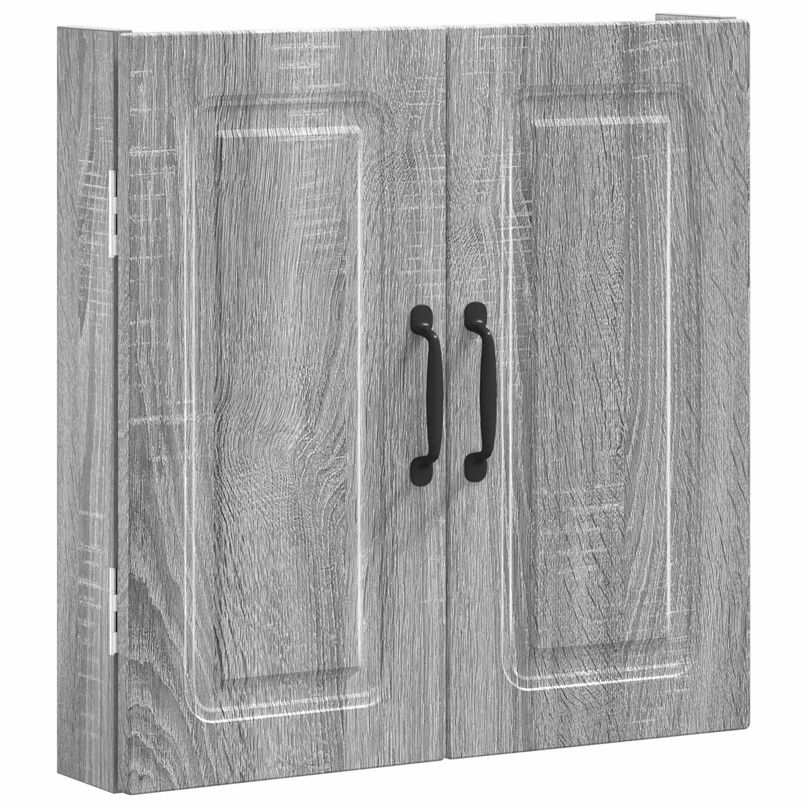 vidaXL Dartboard Cabinet UTRECHT Grey Sonoma 52.5 x 10.5 x 53.5 cm 4