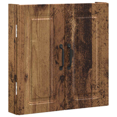 vidaXL Dartboard Cabinet UTRECHT Old Wood 52.5 x 10.5 x 53.5 cm 4