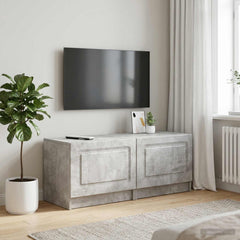 TV Cabinet Engineered Wood Concrete grey