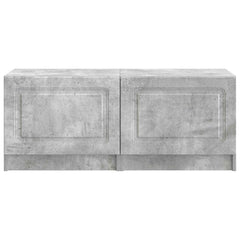 vidaXL TV Cabinet Concrete Grey Engineered Wood 5