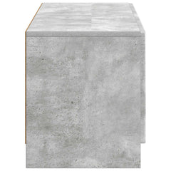 vidaXL TV Cabinet Concrete Grey Engineered Wood 6