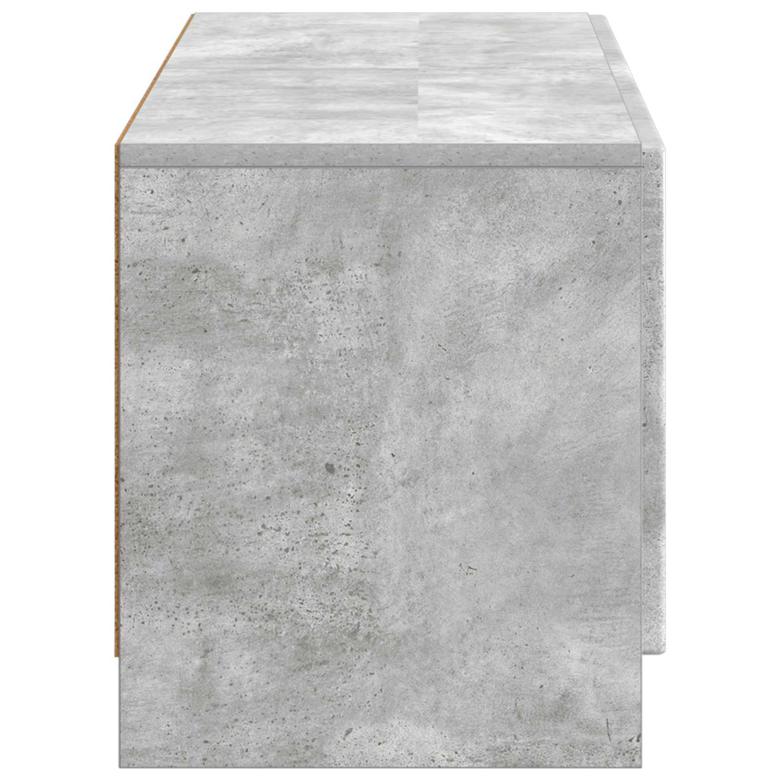 vidaXL TV Cabinet Concrete Grey Engineered Wood 6
