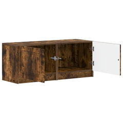 vidaXL TV Cabinet Smoked Oak Engineered Wood 3