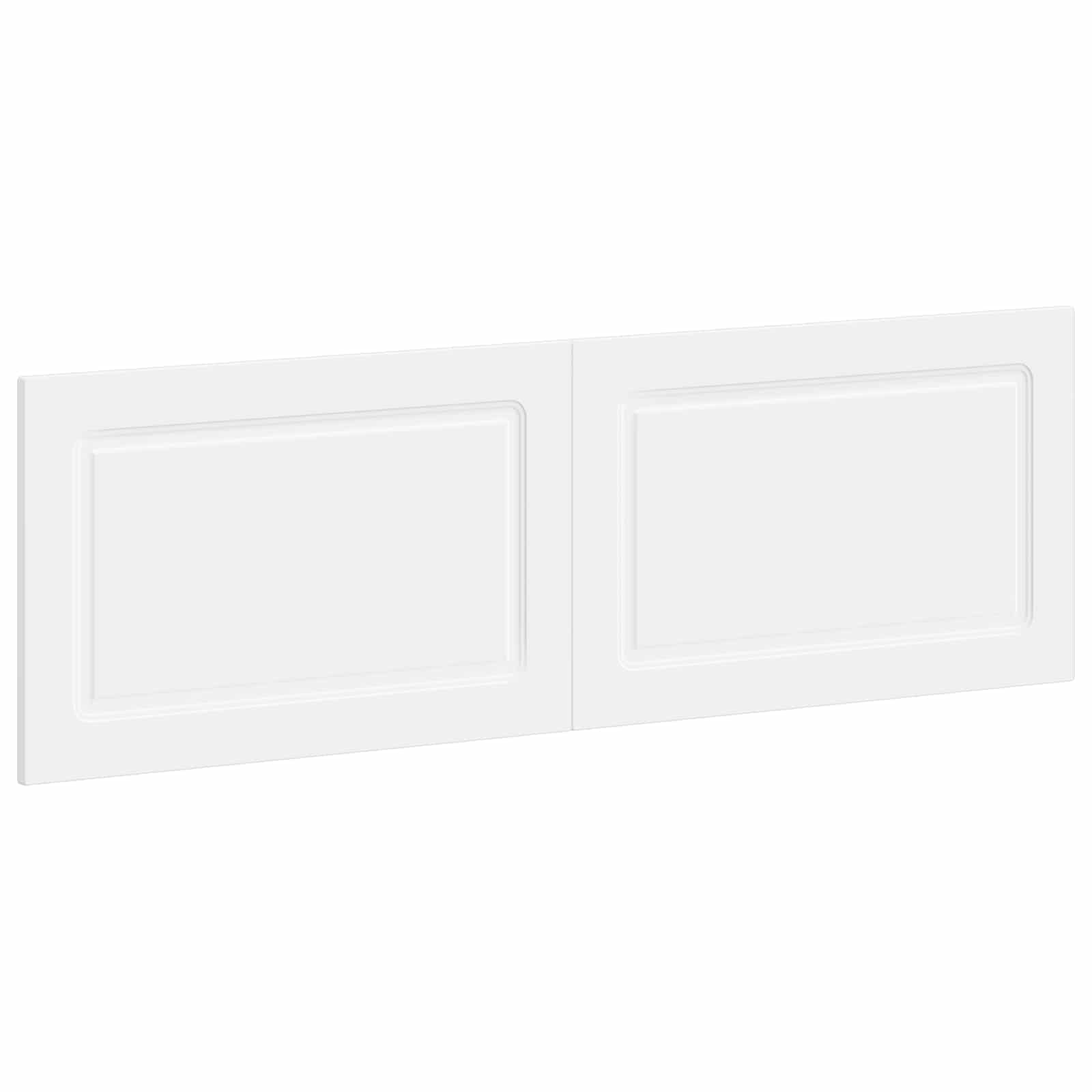 vidaXL Wall-Mounted Headboard UTRECHT White Engineered Wood 2