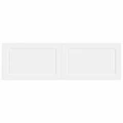 vidaXL Wall-Mounted Headboard UTRECHT White Engineered Wood 3