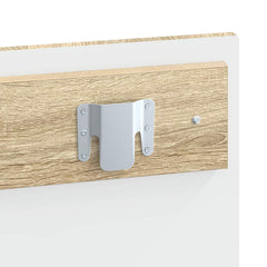vidaXL Wall-Mounted Headboard UTRECHT Sonoma Oak Engineered Wood 6
