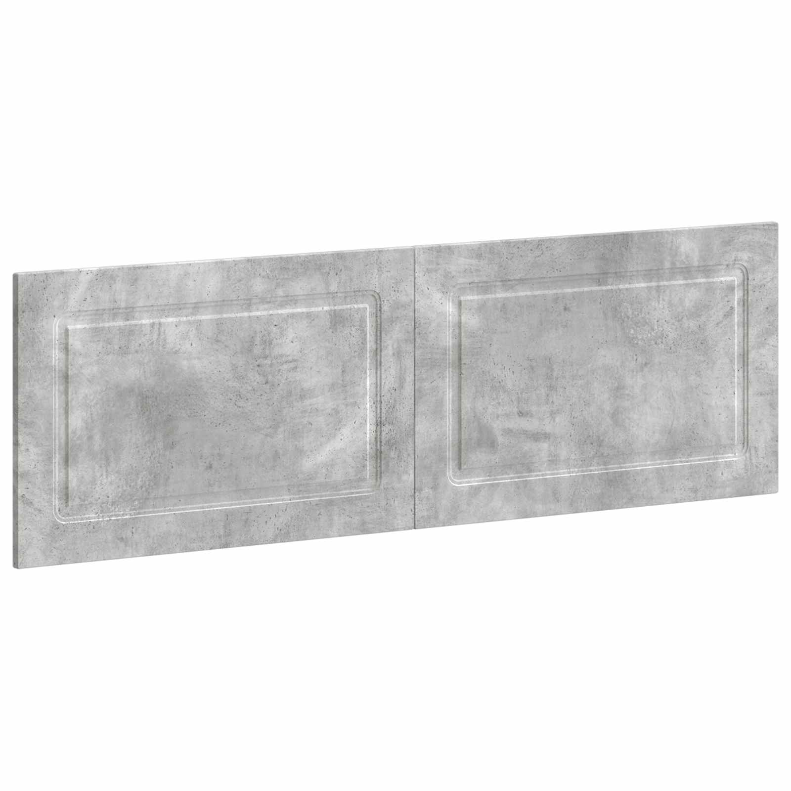 vidaXL Wall-Mounted Headboard UTRECHT Concrete Grey Engineered Wood 2