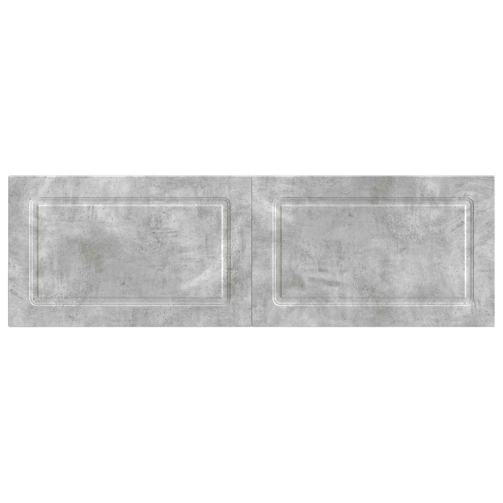 vidaXL Wall-Mounted Headboard UTRECHT Concrete Grey Engineered Wood 3