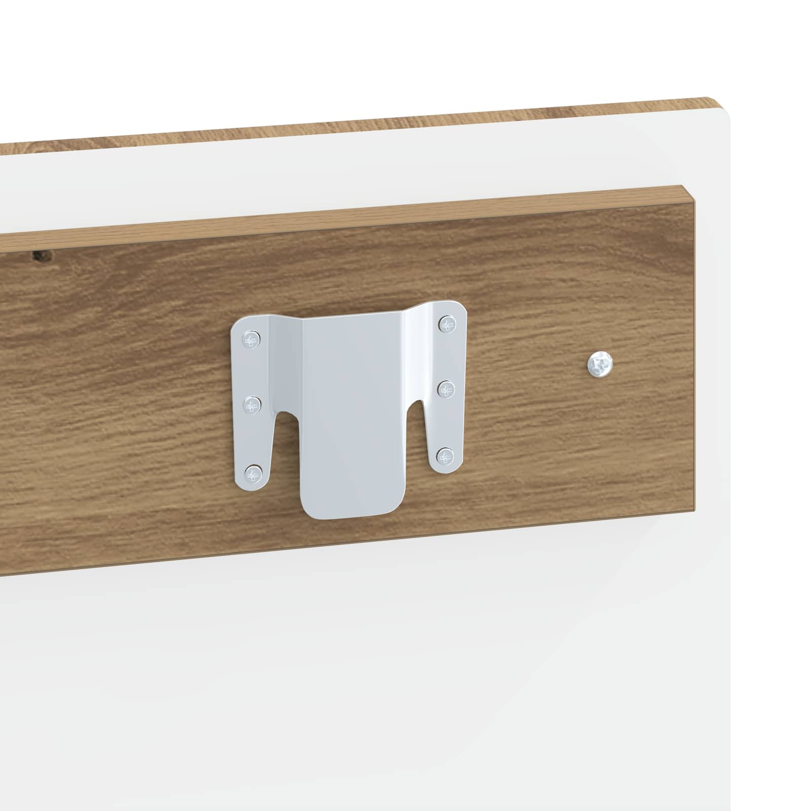 vidaXL Wall-Mounted Headboard UTRECHT Artisan Oak Engineered Wood 6