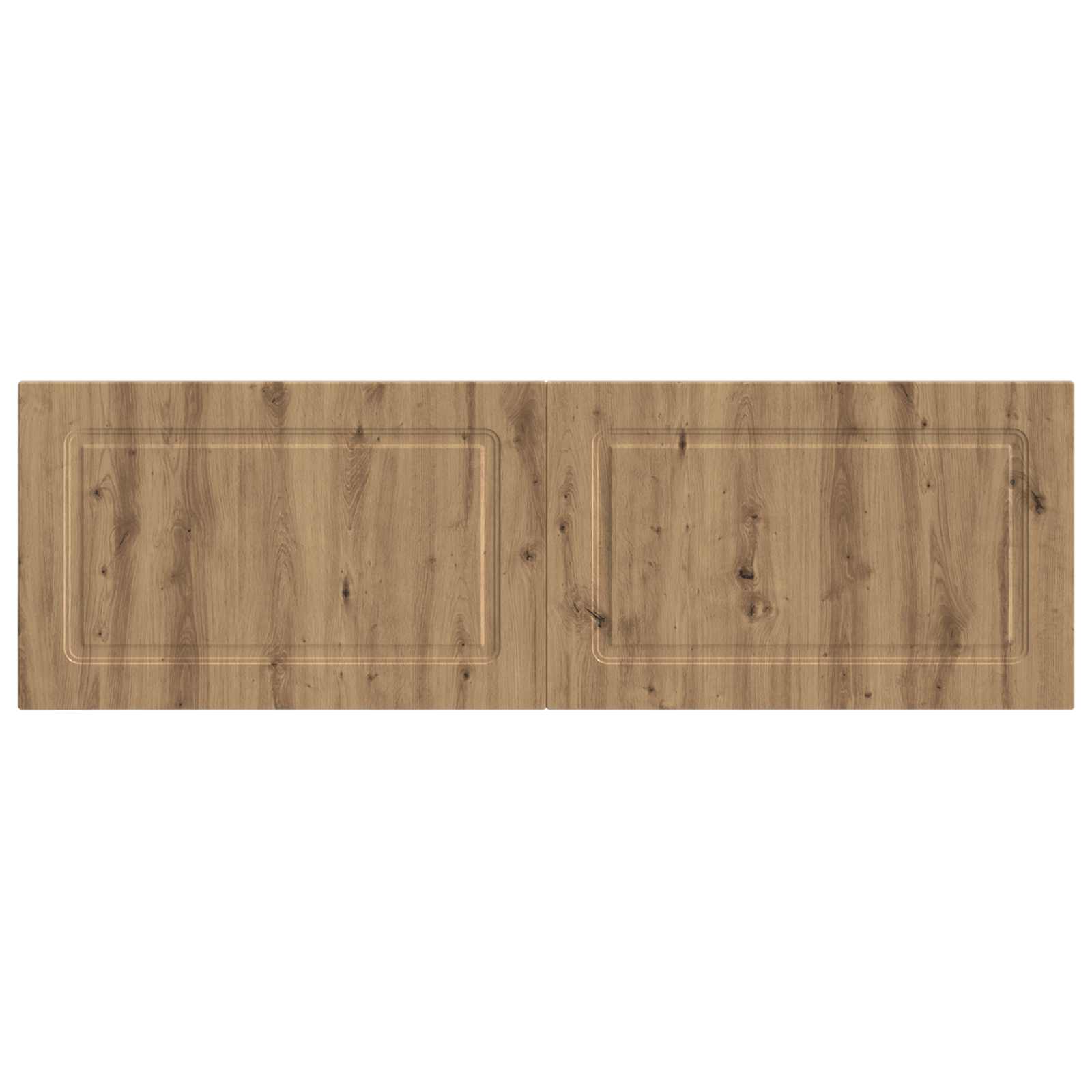 vidaXL Wall-Mounted Headboard UTRECHT Artisan Oak Engineered Wood 3