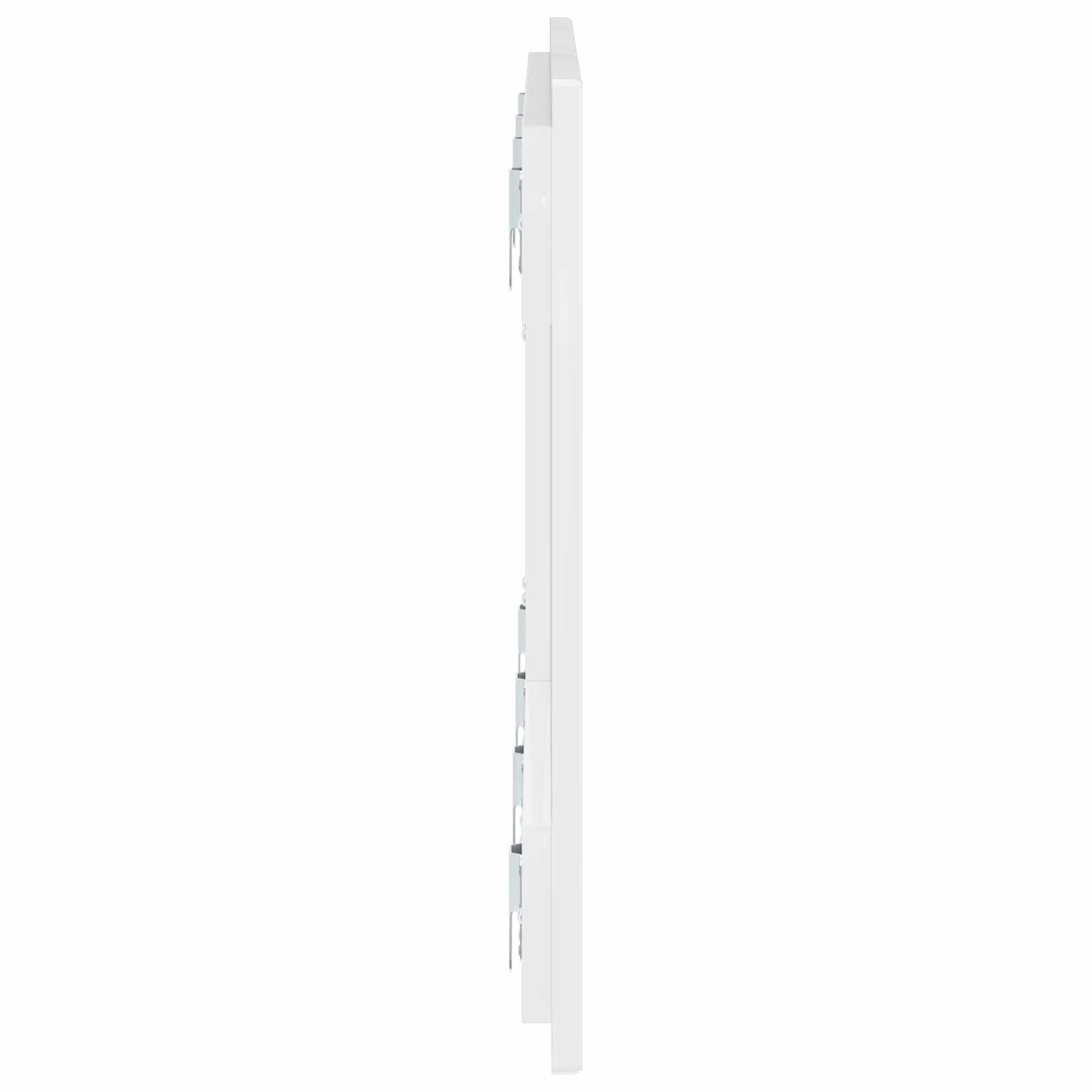 vidaXL Wall-Mounted Headboard UTRECHT High Gloss White Engineered Wood 4