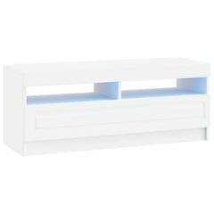 LED TV Cabinet Engineered Wood White