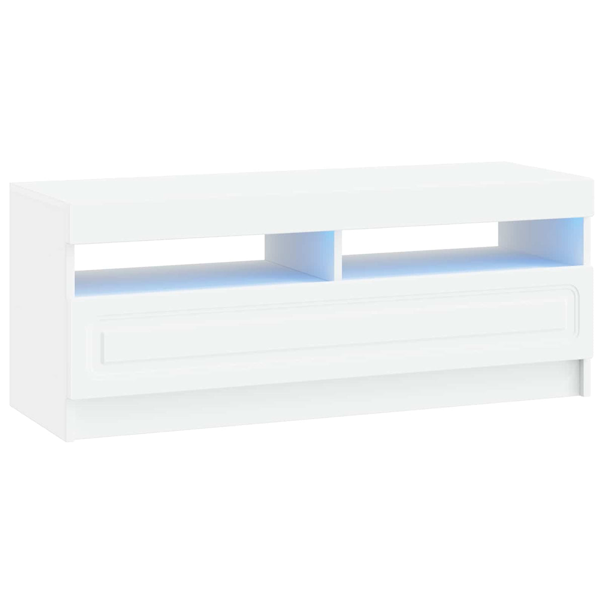 LED TV Cabinet Engineered Wood White