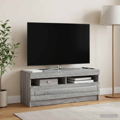 LED TV Cabinet Engineered Wood Grey sonoma