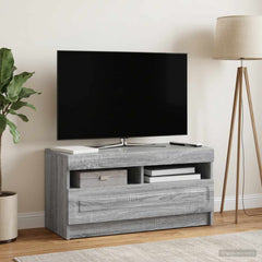 LED TV Cabinet Engineered Wood Grey sonoma