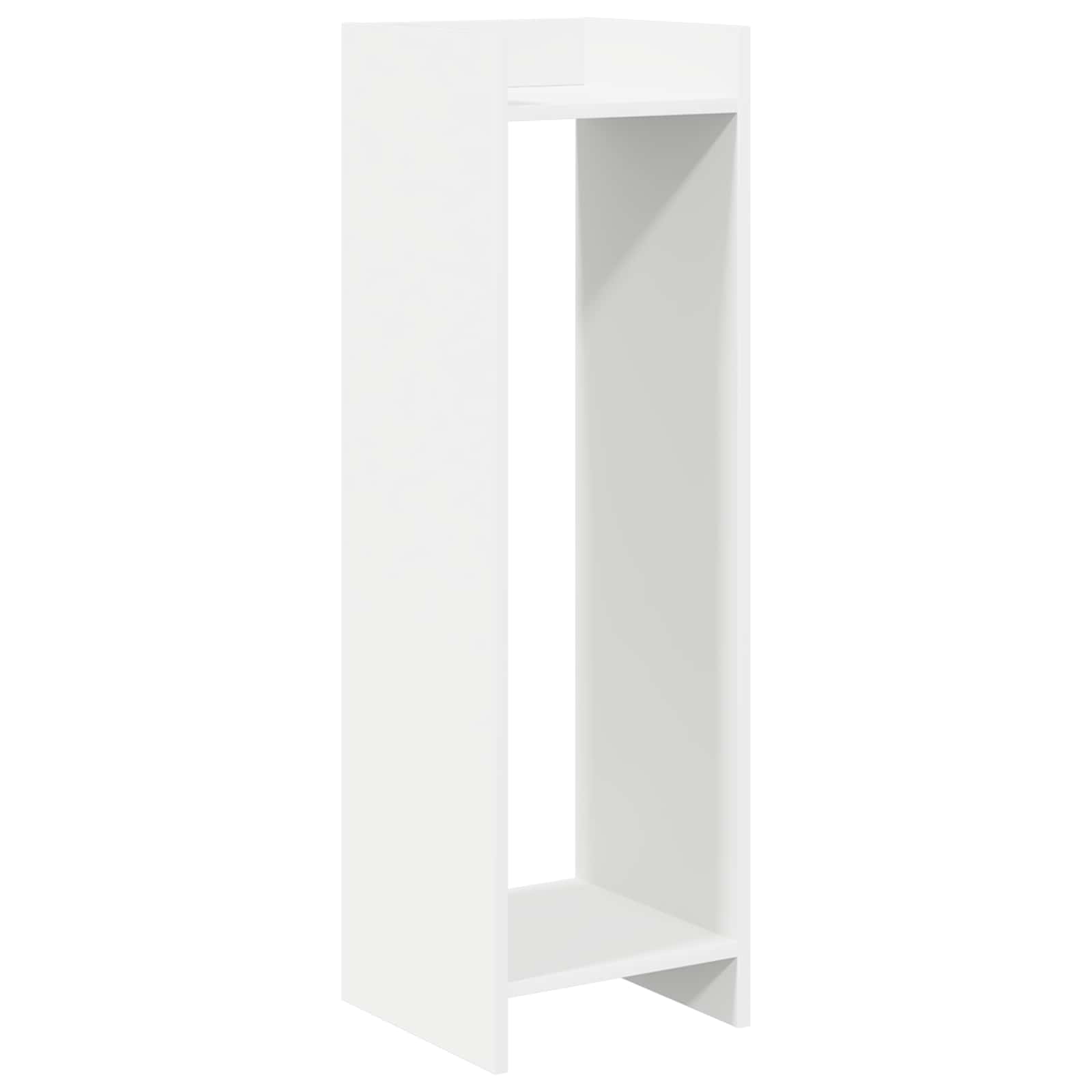 vidaXL Plant Stand White 30 x 30 x 100 cm Engineered Wood 2