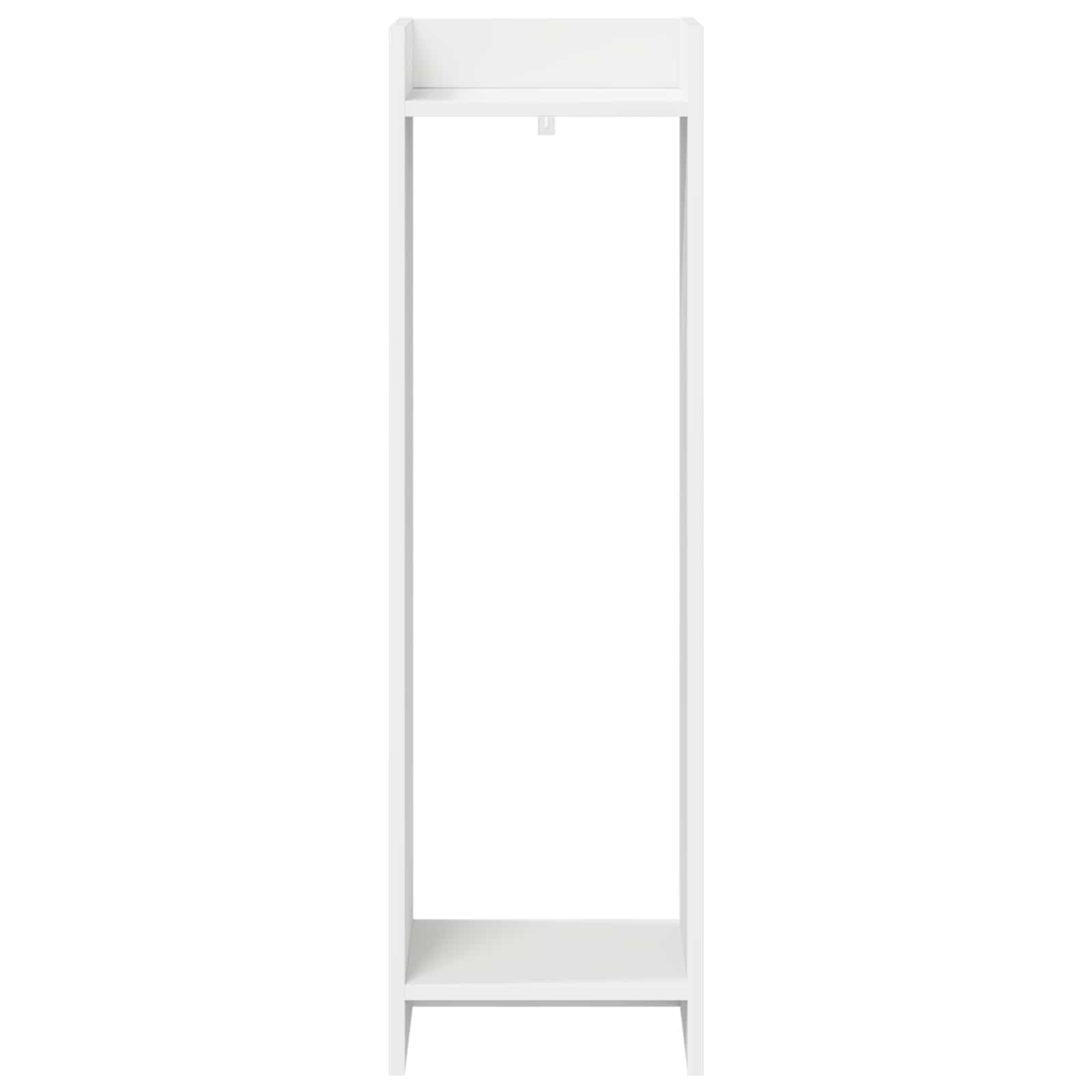 vidaXL Plant Stand White 30 x 30 x 100 cm Engineered Wood 5