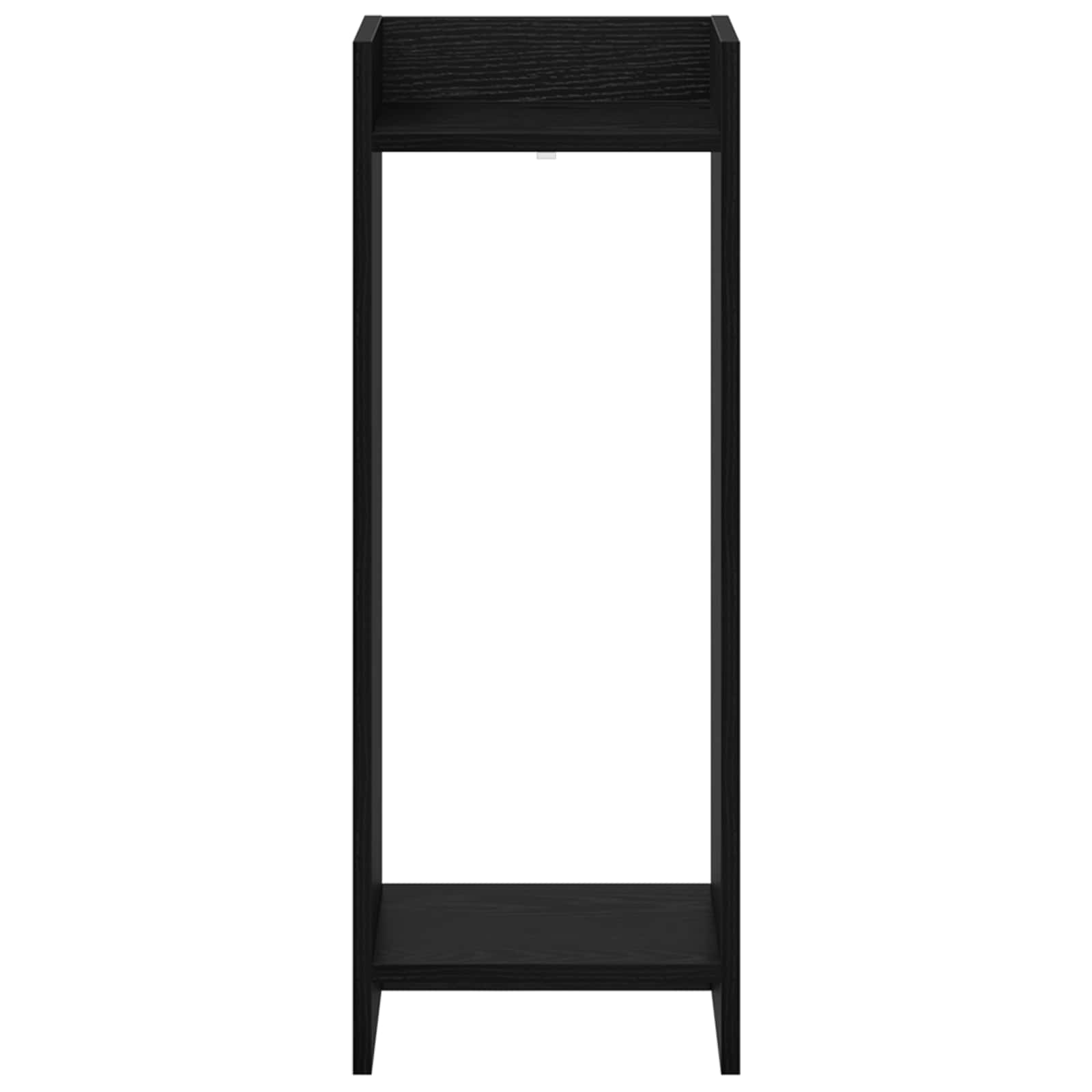 vidaXL Plant Stand 2 pcs Black Oak 30 x 30 x 80 cm Engineered Wood 6