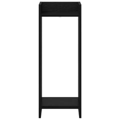vidaXL Plant Stand 2 pcs Black Oak 30 x 30 x 80 cm Engineered Wood 6