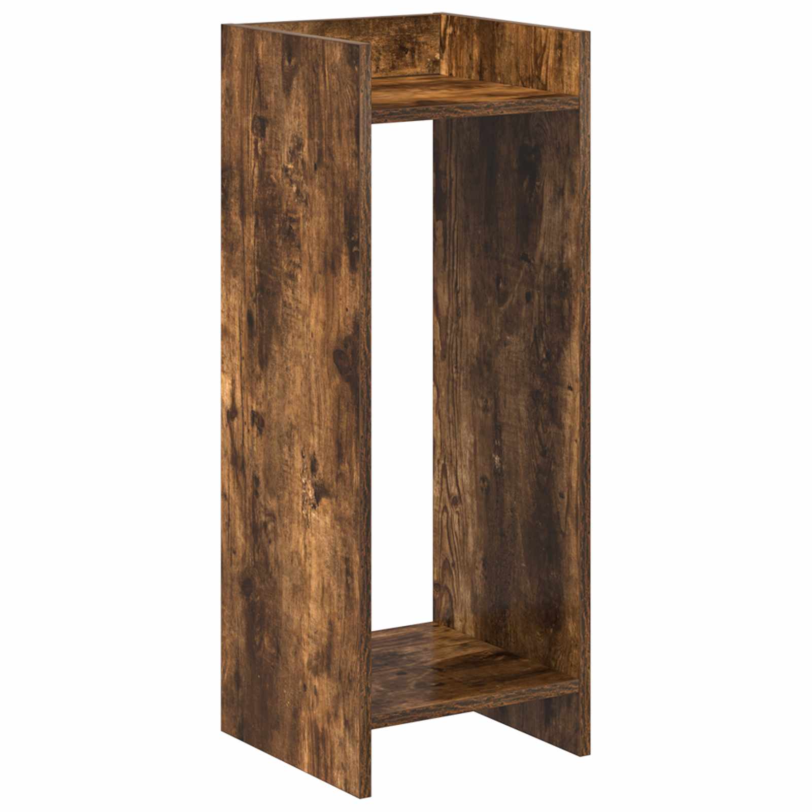 vidaXL Plant Stand 2 pcs Smoked Oak 30 x 30 x 80 cm Engineered Wood 5