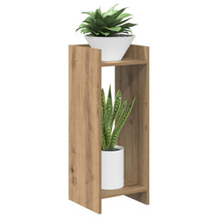 vidaXL Plant Stand 2 pcs Artisan Oak 30 x 30 x 80 cm Engineered Wood 3