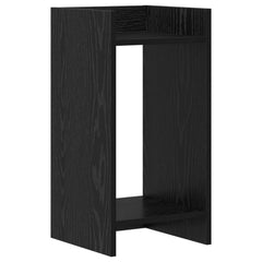 vidaXL Plant Stand Black Oak 30 x 30 x 60 cm Engineered Wood 5