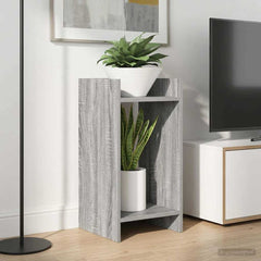 vidaXL Plant Stand 2 pcs Grey Sonoma 30 x 30 x 60 cm Engineered Wood 4