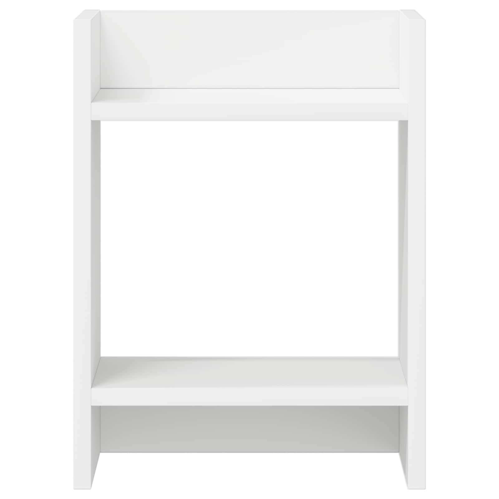 vidaXL Plant Stand 2 pcs White 30 x 30 x 40 cm Engineered Wood 6