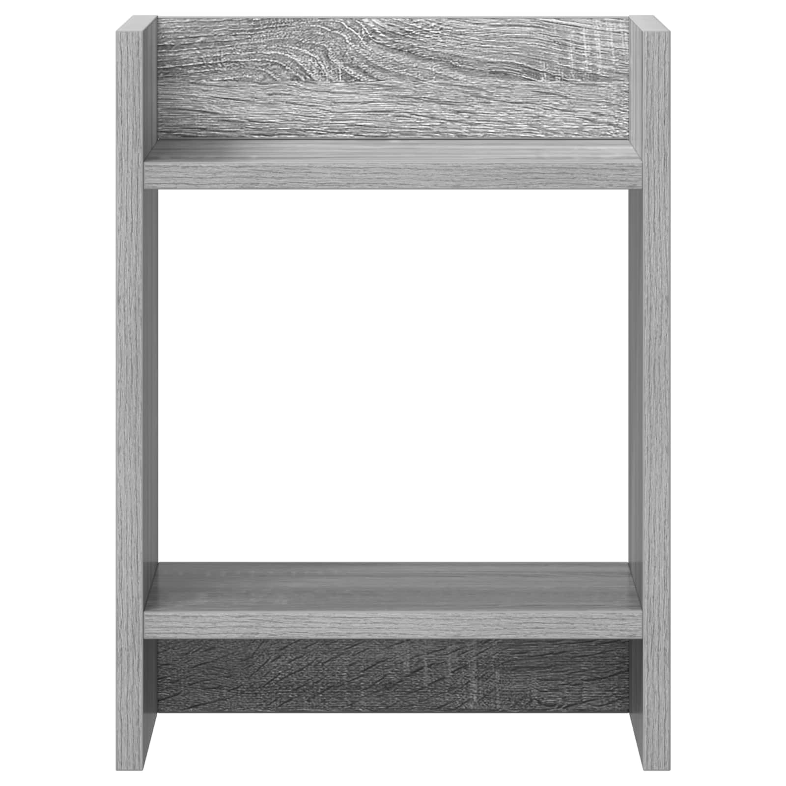 vidaXL Plant Stand 2 pcs Grey Sonoma 30 x 30 x 40 cm Engineered Wood 6