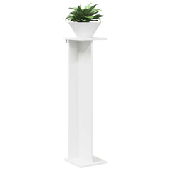 vidaXL Plant Stand 2 pcs White 25 x 25.5 x 100.5 cm Engineered Wood 3