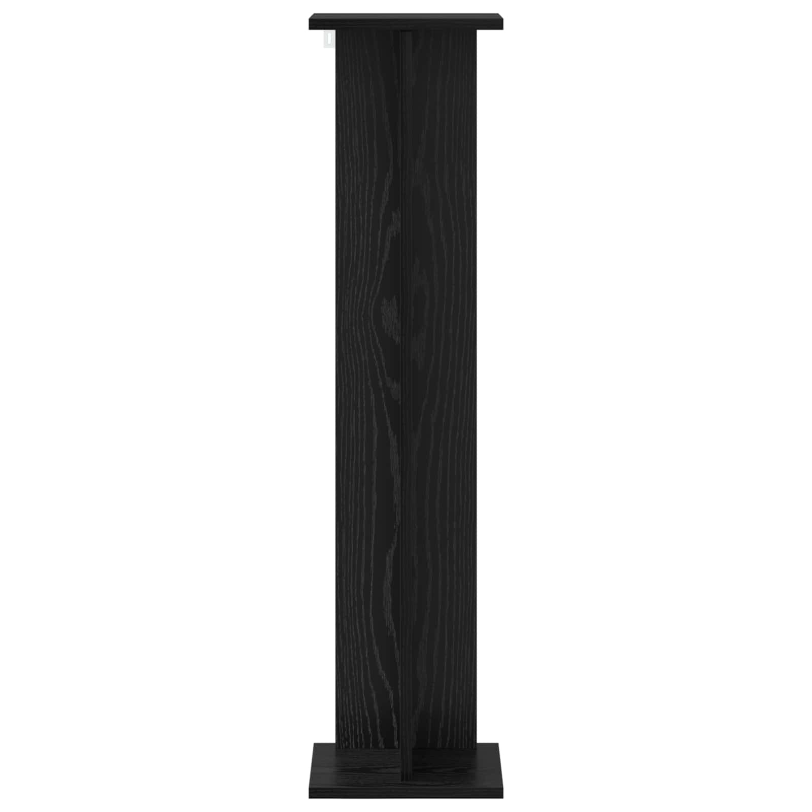 vidaXL Plant Stand 2 pcs Black Oak 25 x 25.5 x 100.5 cm 6