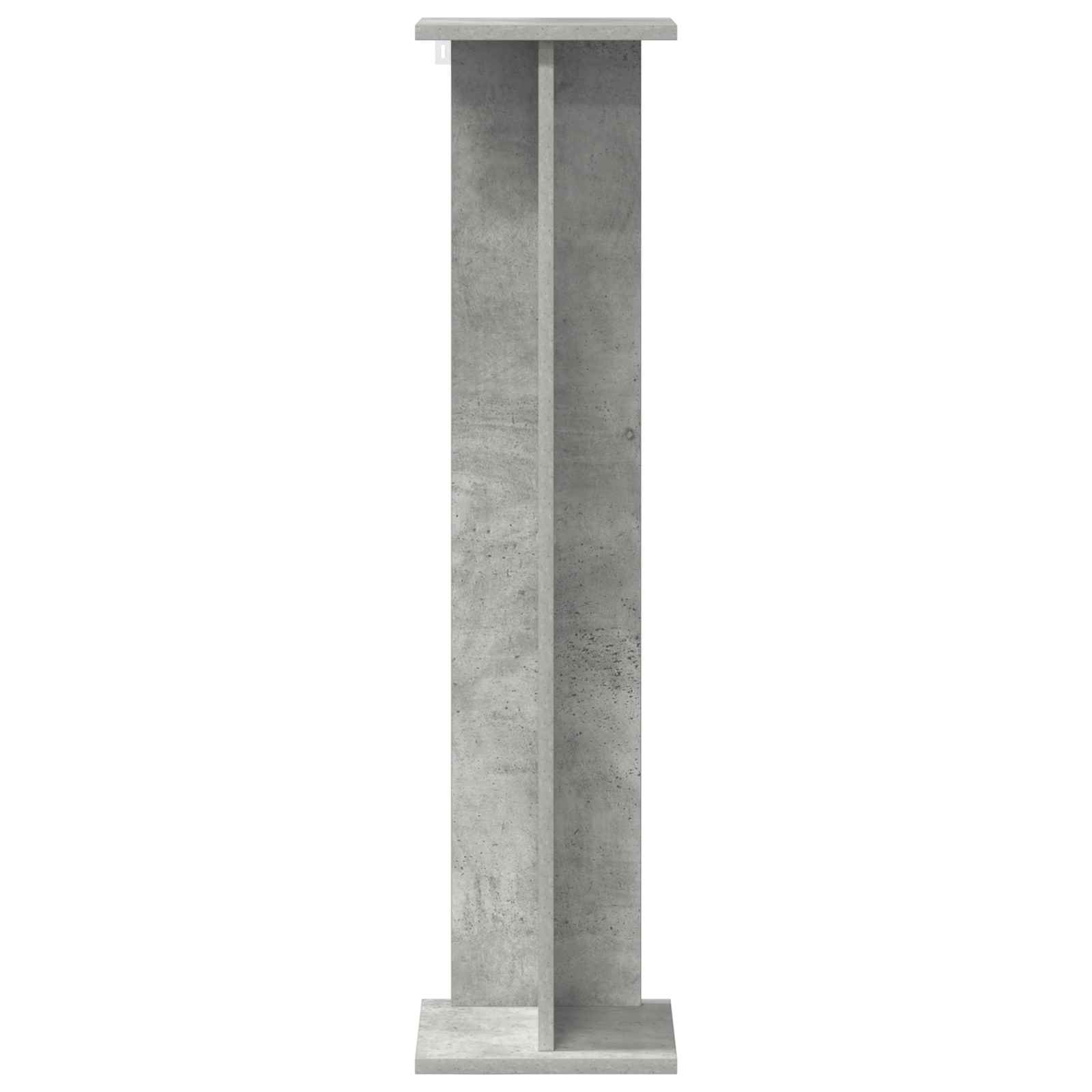 vidaXL Plant Stand 2 pcs Concrete Grey 25 x 25.5 x 100.5 cm 6