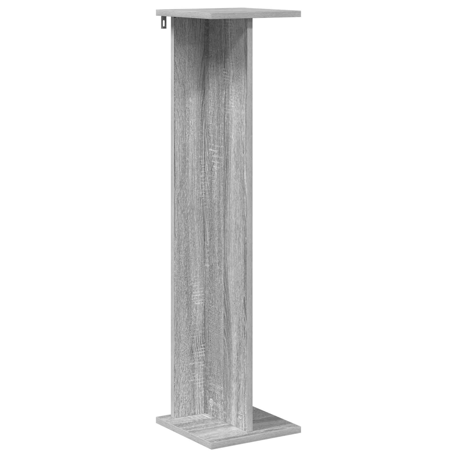 vidaXL Plant Stand 2 pcs Grey Sonoma 25 x 25.5 x 100.5 cm 5