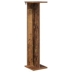 vidaXL Plant Stand 2 pcs Old Wood 25 x 25.5 x 100.5 cm Engineered Wood 5