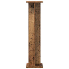 vidaXL Plant Stand 2 pcs Old Wood 25 x 25.5 x 100.5 cm Engineered Wood 6