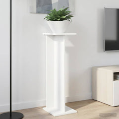 vidaXL Plant Stand 2 pcs White 25 x 25.5 x 80.5 cm Engineered Wood 4
