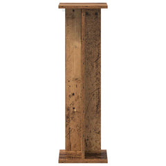 vidaXL Plant Stand 2 pcs Old Wood 25 x 25.5 x 80.5 cm Engineered Wood 6