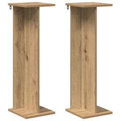 vidaXL Plant Stand 2 pcs Artisan Oak 25 x 25.5 x 80.5 cm 2