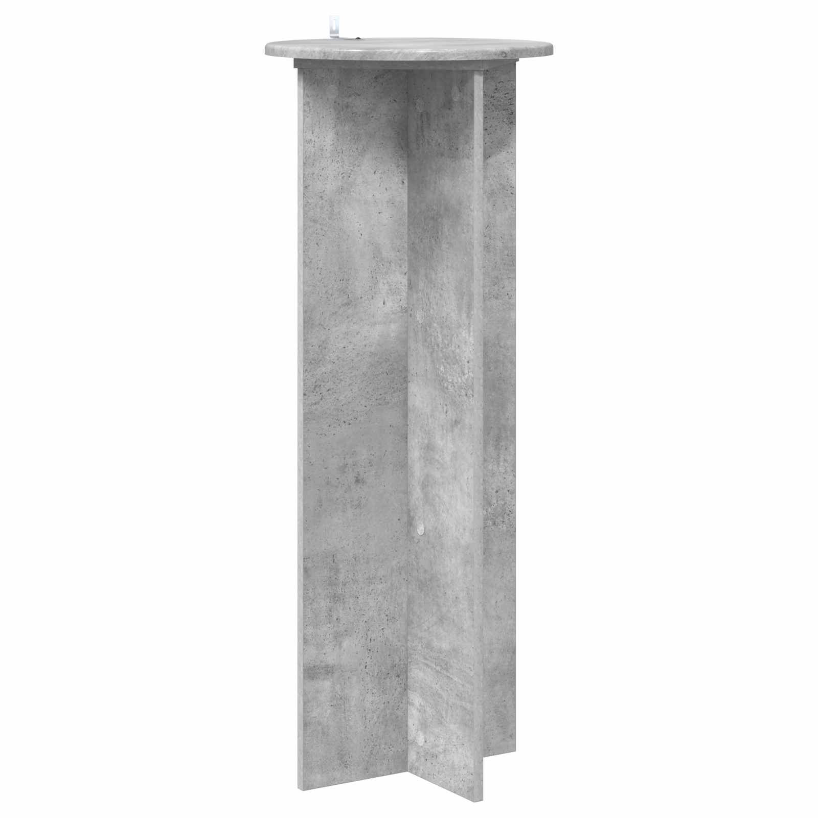 vidaXL Plant Stand 2 pcs Concrete Grey Ø40 x 100 cm Engineered Wood 5