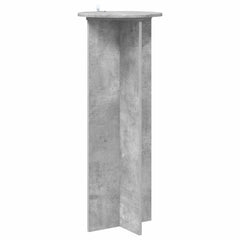 vidaXL Plant Stand 2 pcs Concrete Grey Ø40 x 100 cm Engineered Wood 5