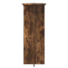 vidaXL Plant Stand 2 pcs Smoked Oak Ø40 x 100 cm Engineered Wood 6