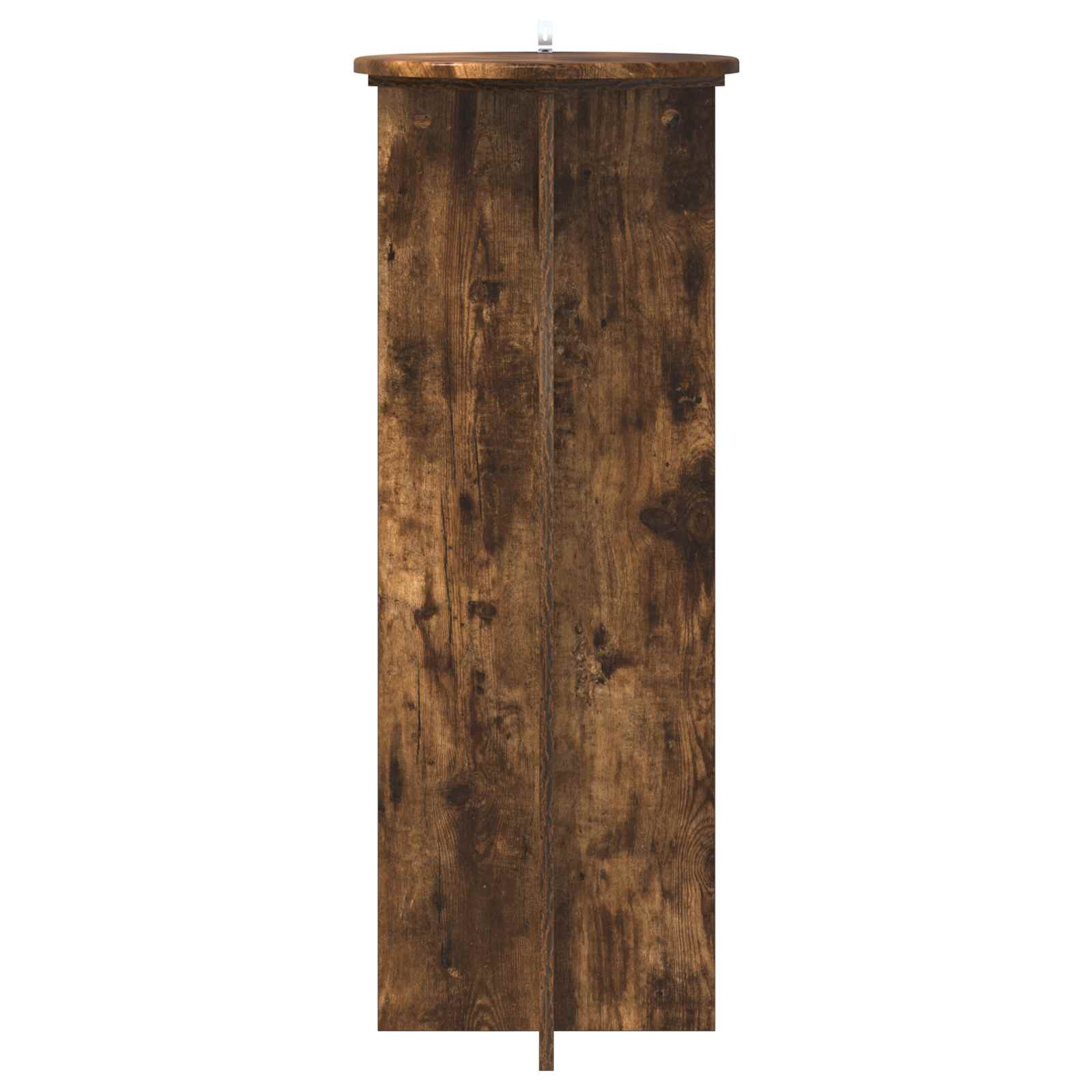 vidaXL Plant Stand 2 pcs Smoked Oak Ø40 x 100 cm Engineered Wood 6