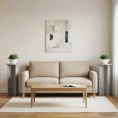 Plant Stand 2 pcs Ø40 100 cm Engineered Wood Width 40 cm Height 100 cm Grey sonoma